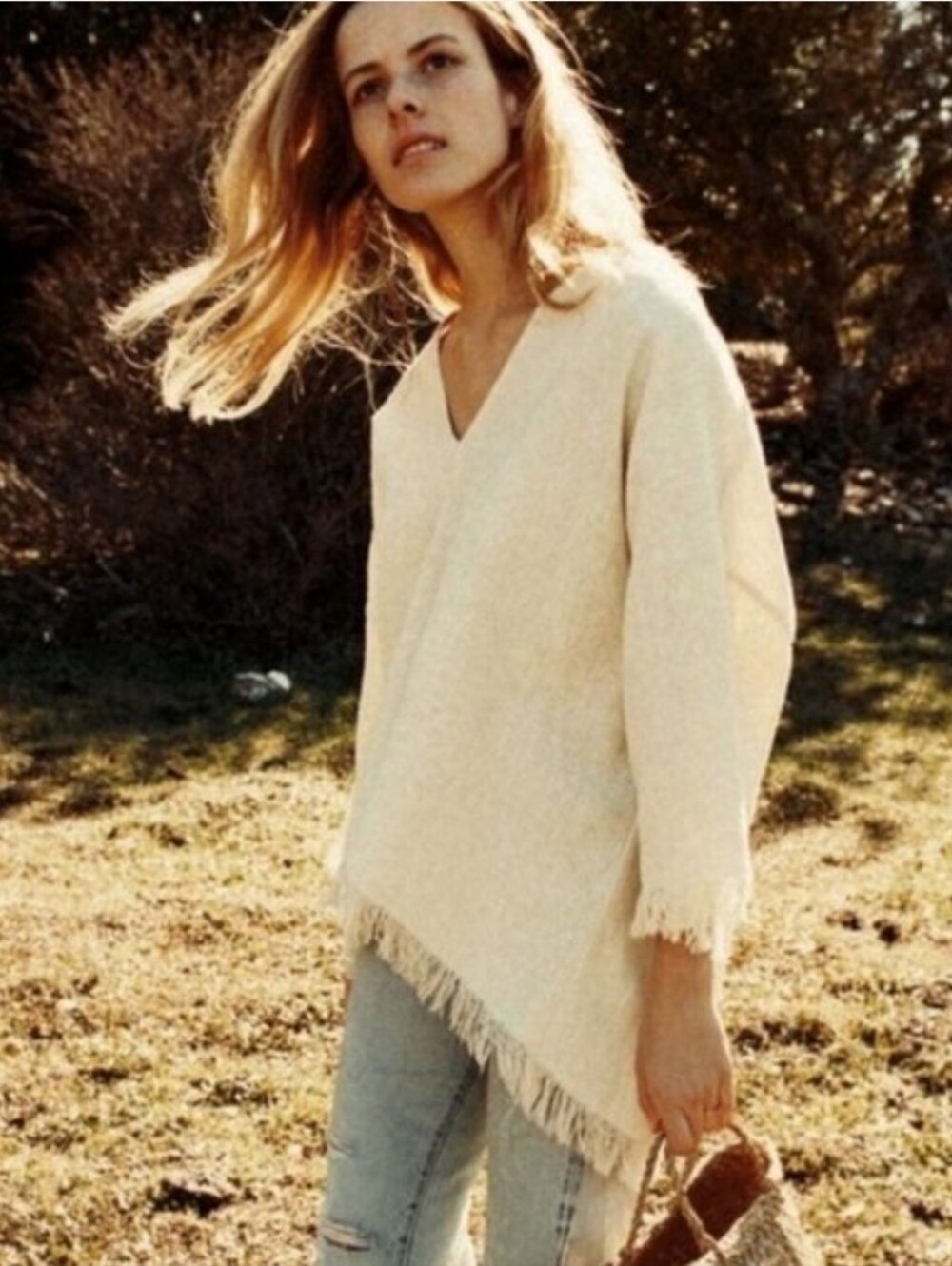 Doen 100% silk top, medium